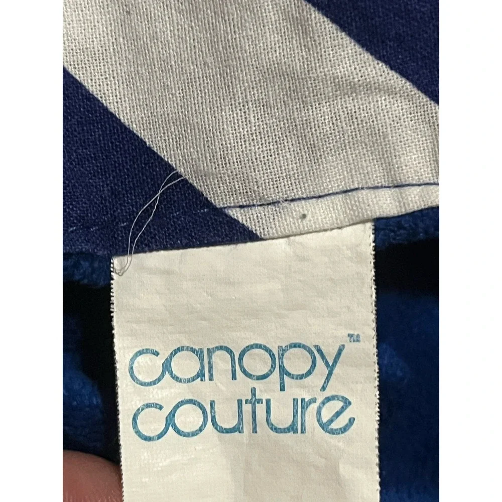 Blue/white Chevron Jagger Canopy Couture Infant‎ Car Sear Cover Minky Fabric